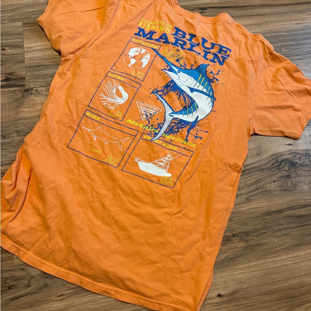 Columbia Men's Vibrant Orange Tee - Picture 3 of 3